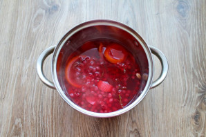 Брусничный глинтвейн