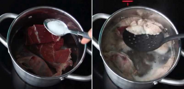 
Тушёная говядина с овощами, ооочень вкусное мясо с луком и морковью	