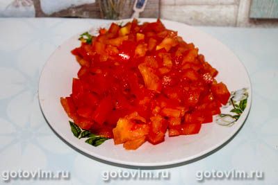 Салат с тунцом и овощами