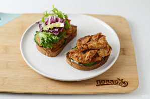 Постные бутерброды Постные бутерброды