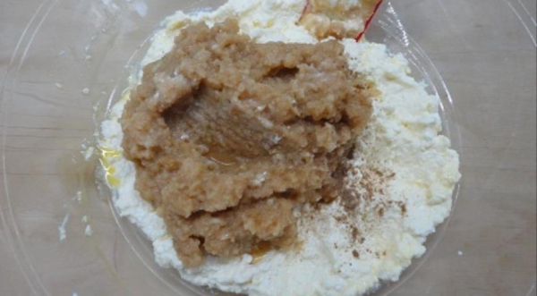 Творожно-яблочное суфле, пошаговый рецепт с фото