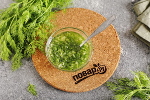 Чесночный соус для пампушек