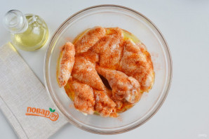 Вкусная жареная курица Вкусная жареная курица