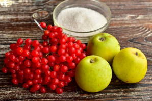 Варенье из яблок и калины