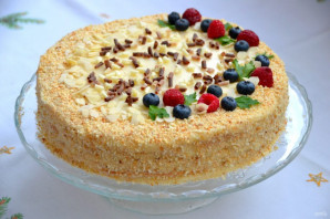 Торт "Молочная девочка" с заварным кремом