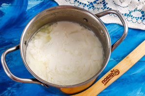 Домашняя сметана из козьего молока Домашняя сметана из козьего молока