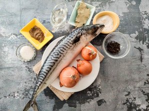 Маринованная скумбрия с луком за 2 часа