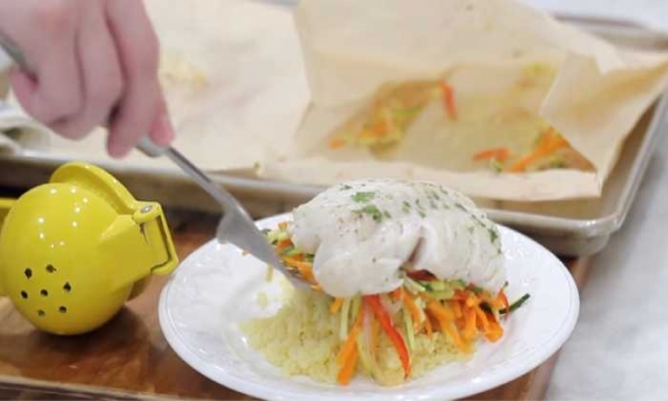 Рыба с овощами в духовке — простой рецепт запекания в пергаменте
Рыба с овощами в духовке — простой рецепт запекания в пергаменте