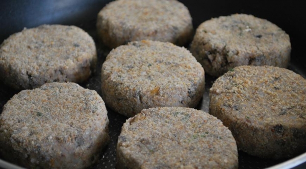 Постные  гречаники с грибами, пошаговый рецепт с фото