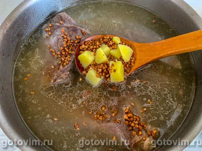 Гречневый суп с говядиной