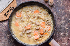 Овсяная каша с мясом