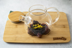 Чай с ежевикой