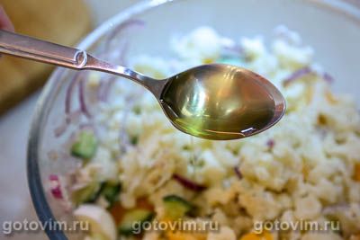 Салат из цветной капусты с сыром моцарелла Салат из цветной капусты с сыром моцарелла