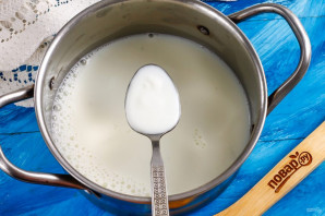 Домашняя сметана из козьего молока Домашняя сметана из козьего молока