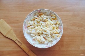 "Буржуйский" салат с ананасом и курицей