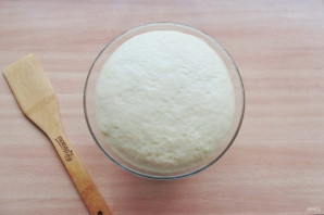 Пирог "Цветок" из дрожжевого теста