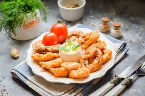 Луковые кольца в кляре