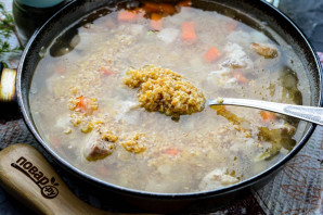 Ячневая каша с мясом Ячневая каша с мясом