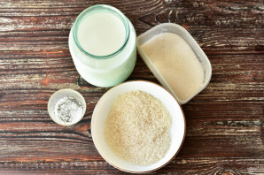 Молочный рисовый суп в мультиварке