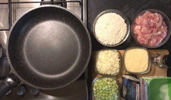 
Ризотто &mdash; классический рецепт с курицей в домашних условиях	