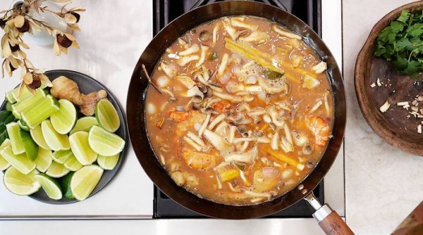 
Том Ям &mdash; простой рецепт в домашних условиях с креветками	