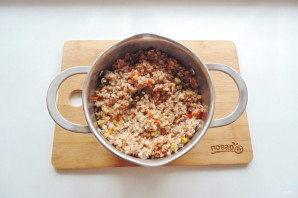 Гречка с мексиканской смесью Гречка с мексиканской смесью