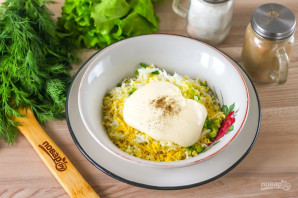 Фаршированные крабовые палочки