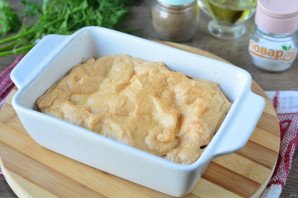 "Курица под снегом" в духовке