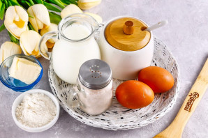 Пирожное из безе с кремом