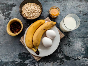 Банановый кекс без муки