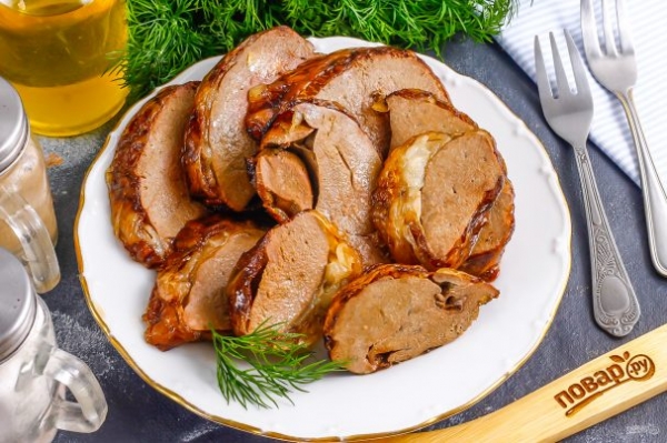 Печень в жировой сетке Печень в жировой сетке