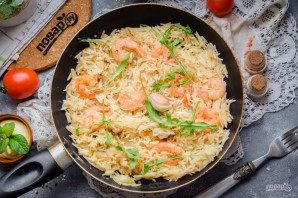 Ризотто с креветками