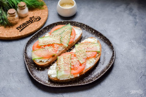 Диетические бутерброды на завтрак