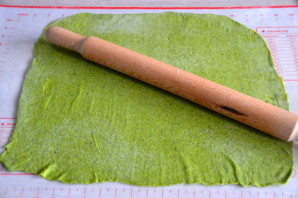 Лапша со шпинатом