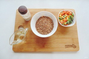 Гречка с мексиканской смесью Гречка с мексиканской смесью