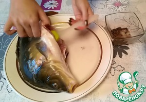 Фаршированный карп в духовке Фаршированный карп в духовке