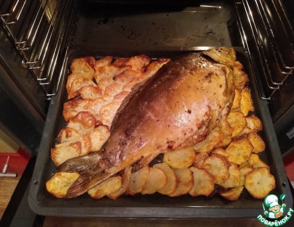 Фаршированный карп в духовке Фаршированный карп в духовке