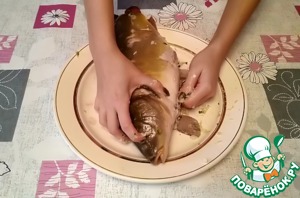 Фаршированный карп в духовке Фаршированный карп в духовке