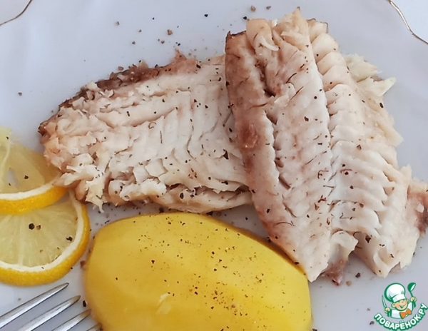 Морской окунь в микроволновке Морской окунь в микроволновке
