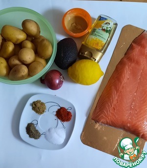 Нежное филе лосося с топпингом из авокадо