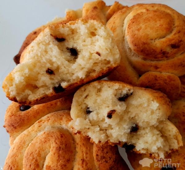 Рецепт: Булочки "Птички" - Встречаем весну! Весенние булочки "Птички" - сладкие, творожные булочки для детей.