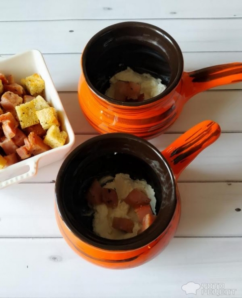 Рецепт: Кокот - завтрак на 8 марта