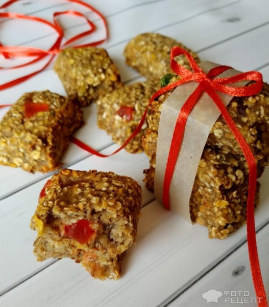 Рецепт: Печенье постное - праздник вкуса без сахара, муки и масла.