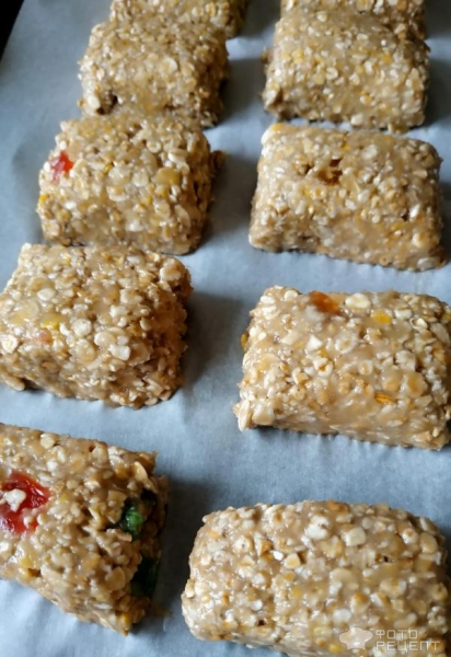 Рецепт: Печенье постное - праздник вкуса без сахара, муки и масла.