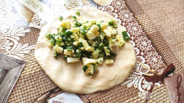 Рецепт: Пирожки с яйцом и луком - бабушкины