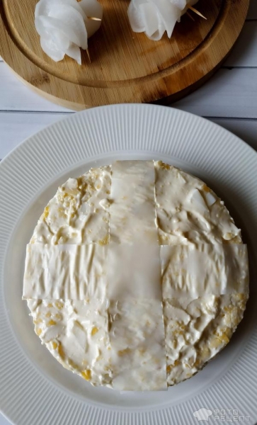 Рецепт: Салат "Генеральский" - в праздничном оформлении