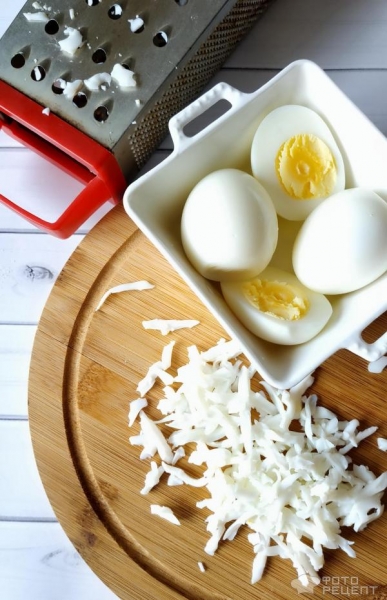 Рецепт: Салат "Генеральский" - в праздничном оформлении