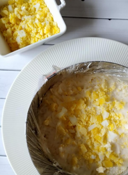 Рецепт: Салат "Генеральский" - в праздничном оформлении