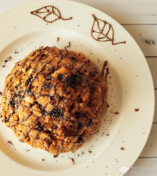 Рецепт: Торт без выпечки "Ленивый муравейник" - хочешь торт, а хочешь - пирожные