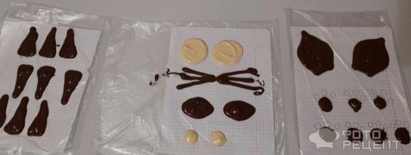 Рецепт: Торт "Кошечка" на день рождения девочке - Бисквитный торт "Кошечка" с масляным кремом и черешней. И кексы "Кошачьи лапки".